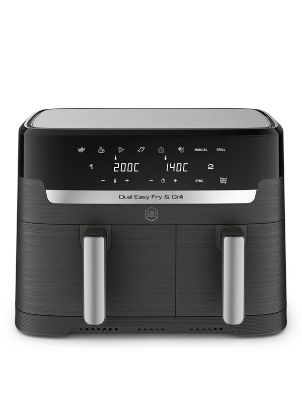 OBH Nordica Dual Easy Fry & Grill Black AG905BS0